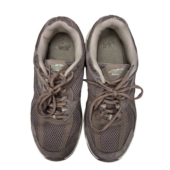 Avia Mens 5000 Athletic Sneakers Size 9 Brown Leather & Mesh Running Shoes - Picture 5 of 8